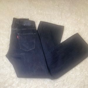 Boys Ashy Black Levi’s 505 Jeans